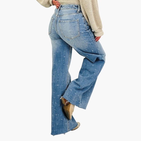 5222. Women's Tummy Control Bootcut Jeans - Picture 2 of 2